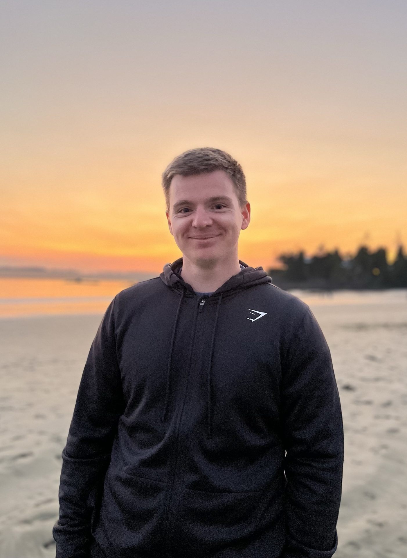 Ich am MecKenzie Beach von Tofino