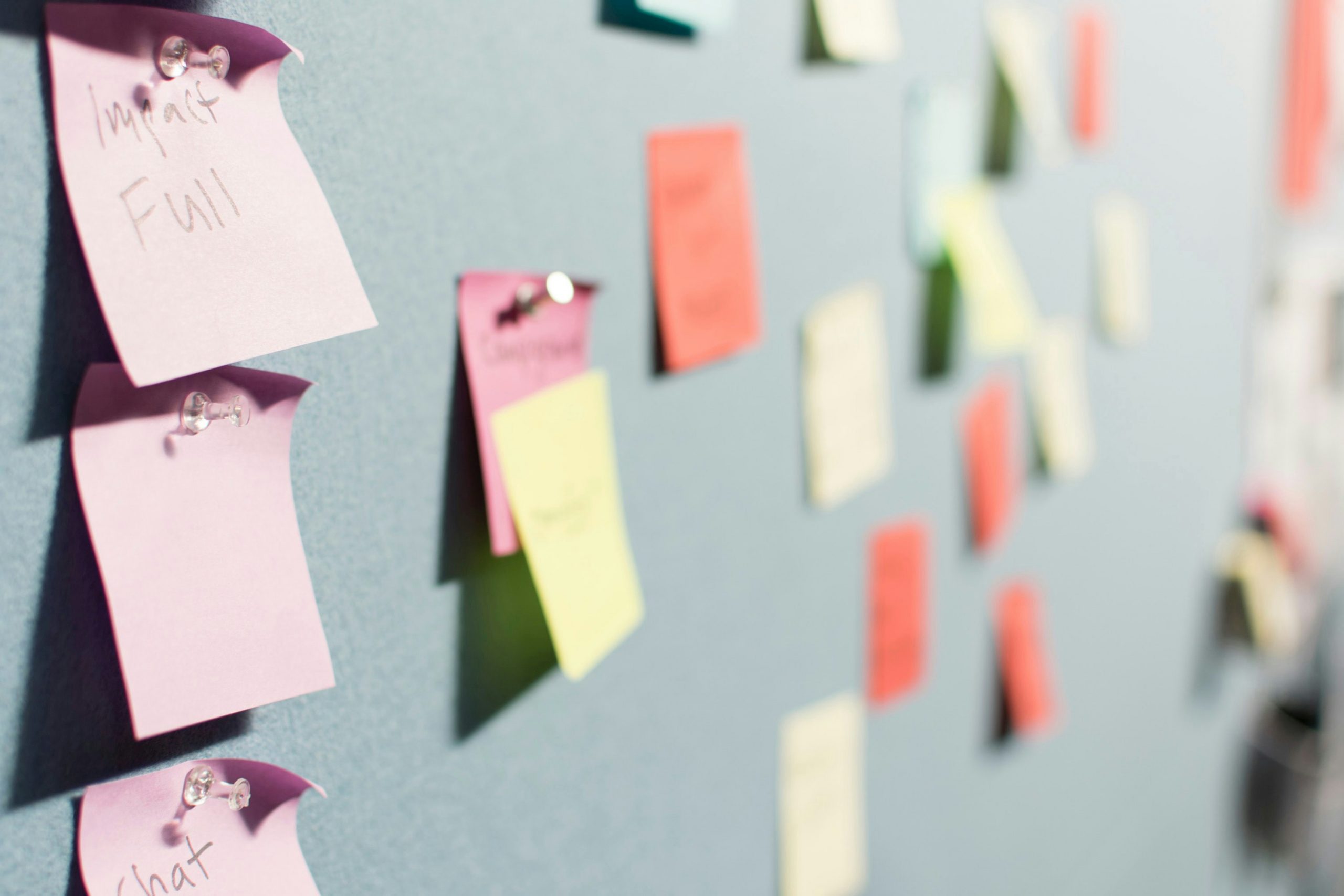 Vorbereitungen Pinwand Merkzettel Main